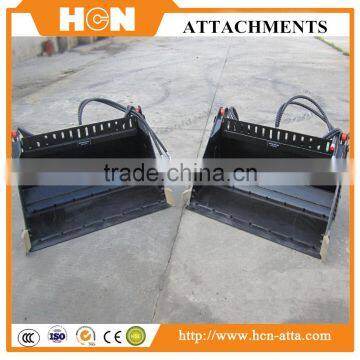 0104Series Mini Skid Steer Loader Attachment Of 4 In 1 Bucket photo-6