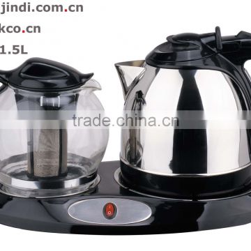 electric kettle with teapot set 1.5L