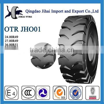 Alibaba China cheap tire/tyre Off the road OTR TYRE E4 pattern 2700R49