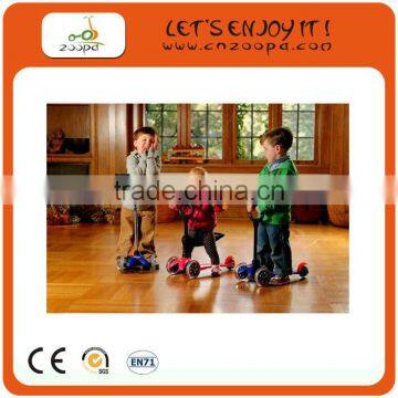 plastic cheap pro scooters for child 3 wheels