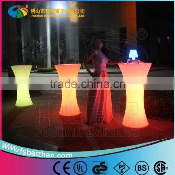 Rotomolding Plastic LED Chair Table light up led plastic bar table