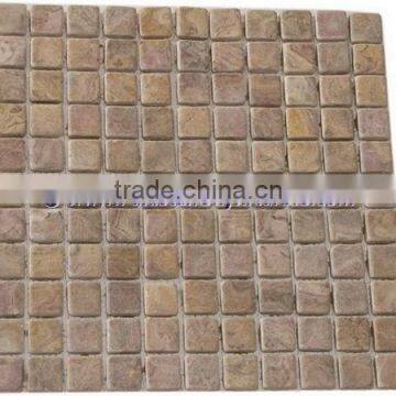 New Selling Attractive Style BROWN GOLDEN ONYX MOSAIC TILES COLLECTIONS photo-4