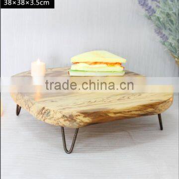 new arrivals customized size available country design wooden decorative candle holder