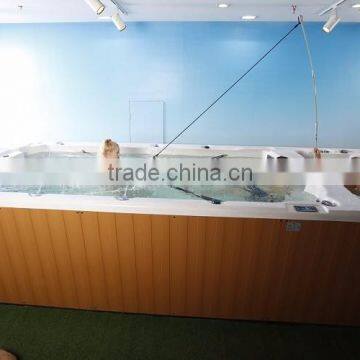 Acrylic Outdoor Spa Hot Tub Freestanding Swim Spa Pool CE Approved Large Swim Pool With Massage Function photo-2