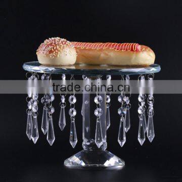 Newest Selling Trendy Style Pretty Crystal Cake Stand Wholesale photo-2