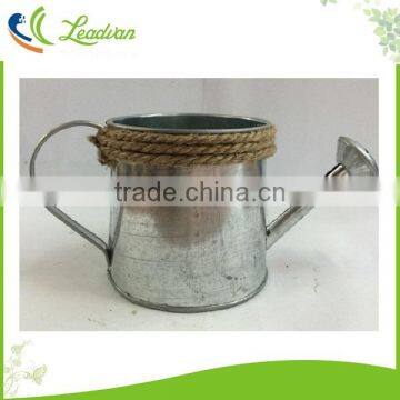 Antique Garden Decorative Metal Mini Little Small Kids Watering Can With Handle Garden Storage Watering Pot photo-5