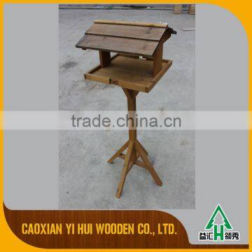 Wooden Bird House/ Garden Bird Cage for Birds With Stand photo-3