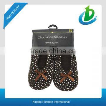 Wholesale Leopard Antislippy Women Foldable Ballet Shoe photo-2