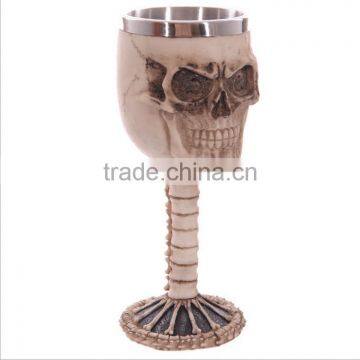 Creative Home 3D Stereoscopic Palm Skull Shape Goblet 200ml Stainless Steel Knight Shot Glass photo-6