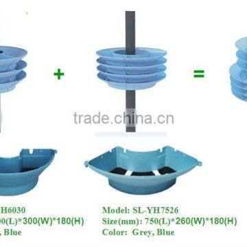 Planters for Vertical Garden Decor, Plastic Pots for Garden Lamp photo-4