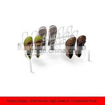 Metal Shoe Rack 9 pairs Storage Shoe Rack Wire Stand