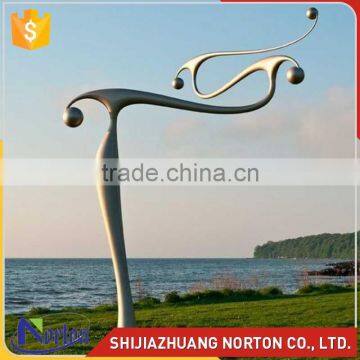 park decoration abstract stainless steel sculpture supplier NTS-612X