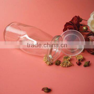 180ml Round Shape High Glass Milk Yogurt Bottle With Cap photo-5