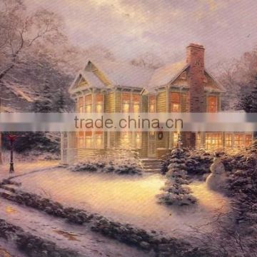 Thomas Style Chrismas Oil Painting on Canvas