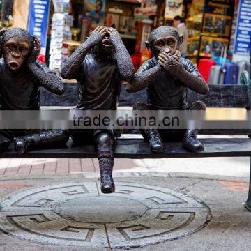 High quality bronze monkey statue for sale