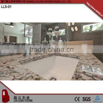 Rectangular shape Topazic Imperial santa cecilia purple polished granite dining countertop