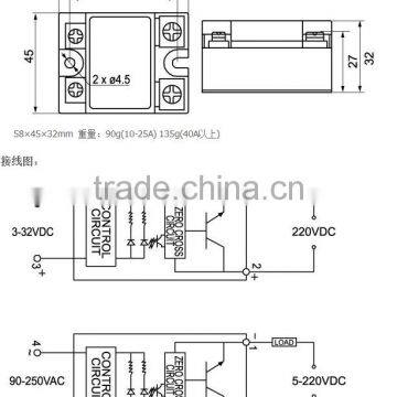 Single Phase DC Solid State Relay YHD2240D photo-5