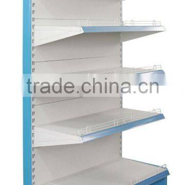 (plain backboard) single-side supermarket wall shelf