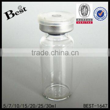 3ml mini glass test tube science with rubber cork for laboratory use