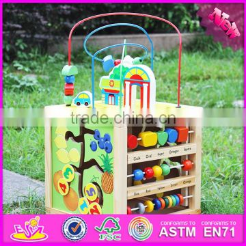 2016 Best design educational wooden toddler toys W11B127