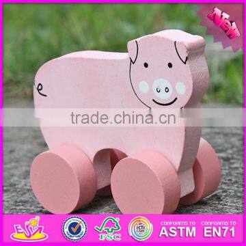 2017 New Products Pig Car Toy Wooden Toy Making Plans W04A321 photo-4