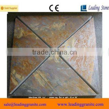 2015 Cheapest Natural Stone Mailbox Post Cap photo-5