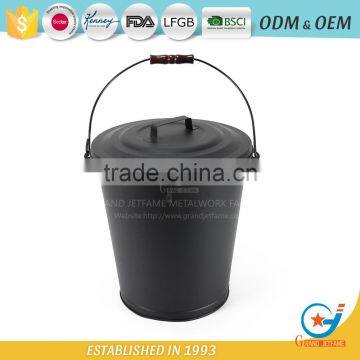 good quality coal bucket with wooden handle fireplace hot coal bucket