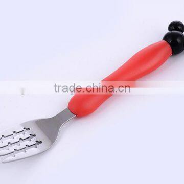 BXZ15 Adorable Cute Carton Cutlery Set Kitchen Utensils Baby Spoon and Fork Set photo-6