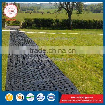 plastic ground cover sheet road mats anti-impact crane stabilizer pad road mats