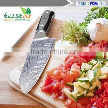 VG10 Japanese Damascus Santoku Knife 7-Inch Blade High Carbon Stainless Steel photo-2