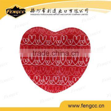 Heart Shape Solid Color 100% Melamine Plate photo-4