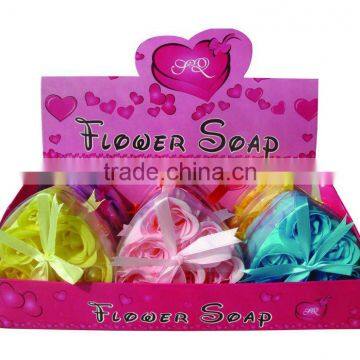 Bath Flower Paper Soap set