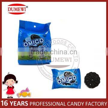 Mini Sandwich Banana Flavor Biscuits Black Biscuits photo-3
