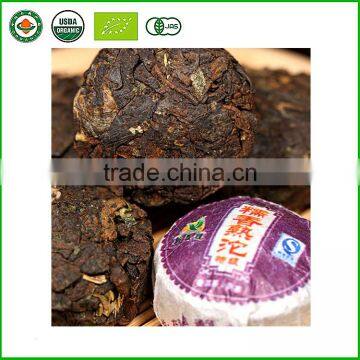 Handmade Ripe Puer Tea 5g Mini Tuo Tea Cooked pu er Cha Chinese Gifts Food Box Menghai Glutinous Rice Fragrant photo-6