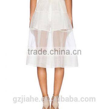 New Fashion Chiffon Organza A-line Women Skirts photo-3