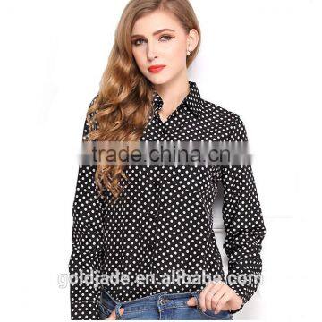 New Small Dot Prints Design Shirts , Elegant Blouse Women's Clothing