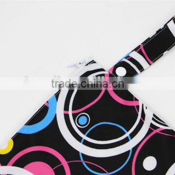 New Design Baby Cloth Diaper Zipper Wetbag,washable and Reusable Double Pocket Cloth Nappy Bag photo-5