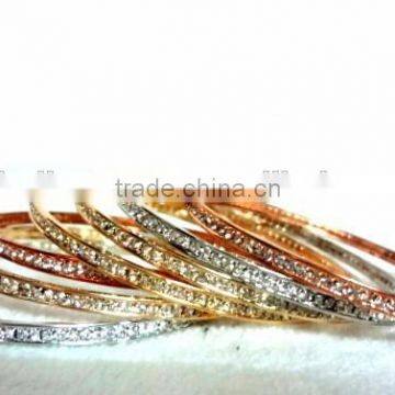 Designer Bangle Sets in Three Tones- Silver,Gold,Copper photo-5