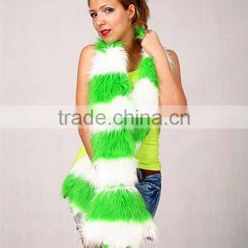 Custom Fashionable Boa Cashmere Mink Fur Scarf photo-4