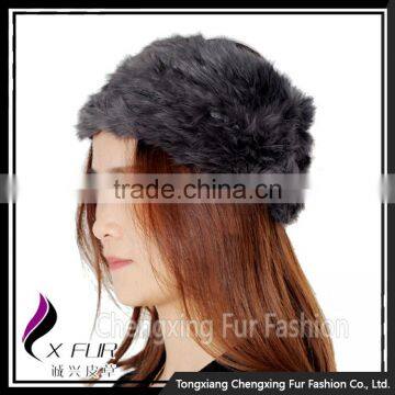 CX-E-10E New Product Rabbit Fur Neck Wear Headband Bandanas