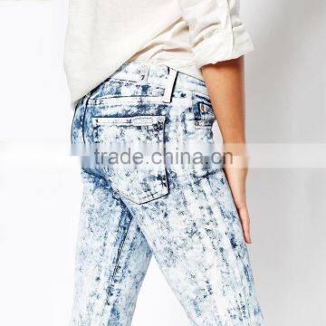 Skinny Fashion Tight Slim Ladies Jeans Top Design Wholesale photo-3