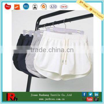 Trade Assurance Custom Breathable Cotton/polyester Plain Womens Gym Shorts photo-2