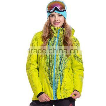 High Quality Varsity Outdoor Waterproof Polyester Custom Mens Waterproof Crane Ski Jacket photo-3