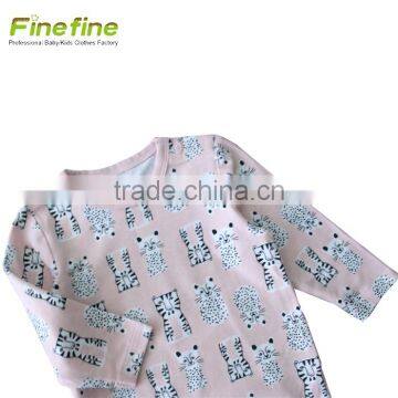 Simple Design Printed Baby Romper Oem Manufacturer Baby Clothes photo-3