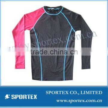 long sleeve compression shirt / men's compression base layer / compression wear for men