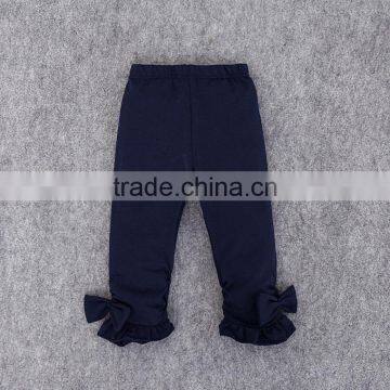 Wholesale Design Baby Girls Pant, Hot Cheap Lastest Girls 3/4 Ruffle Pants photo-5