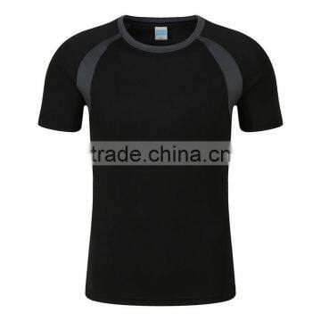 TOP mens Short Sleeve Compression T-shirt Sport wearing Athletic