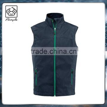 Cheap OEM breathable sleeveless lightweight softshell running vest men