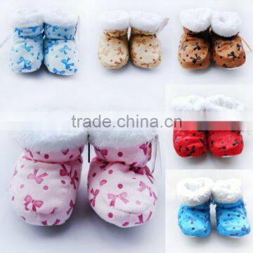 soft cotton New Baby winter shoes, Hexuan factory price