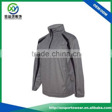 Best Price 95%Polyester 5%Spandex Contrast Zip Men's Golf Jacket photo-4